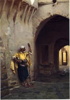 Arab or Arabic people and life. Orientalism oil paintings 436